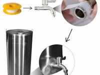 Бочка 250л нерж. сталь aisi 304/butoi de inox 250l aisi 304/livrare gratuita/3200 lei — Foto 1
