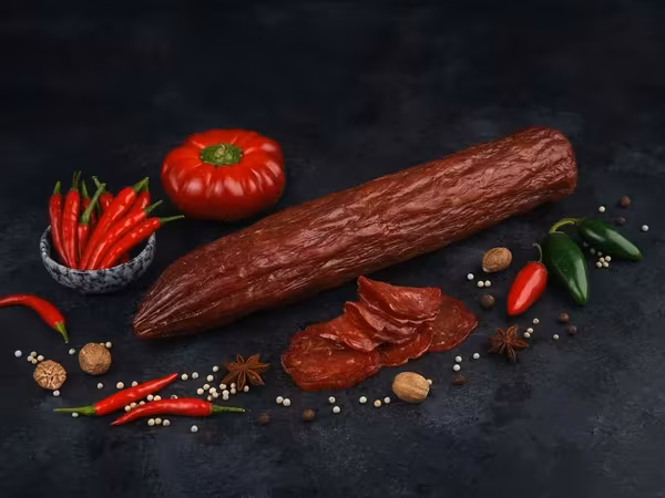Сыровяленые колбасы из индейки оптом