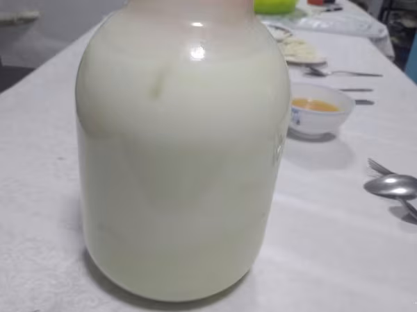 Козье молоко в Кара Балта цена 200ом л.и мёд 🍯 продаем горный кг