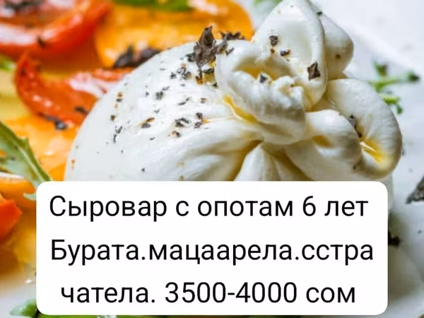 Сыровар с 6‑летним опытом. Авторские свежие сыры: буррата, моцарелла