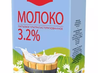 Молоко "молочное вдохновение" 3,2% к. 1л — Foto 1