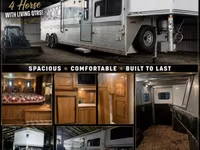 2001 Sundowner Trailers Sunlite Gooseneck Horse Trailer — photo 1