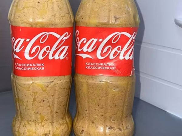 Домашняя молочная сгущёнка/масса в пластиковых бутылках. - Упаковка