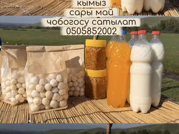 Курут 
Сары май 
Кымыз 
Чобого