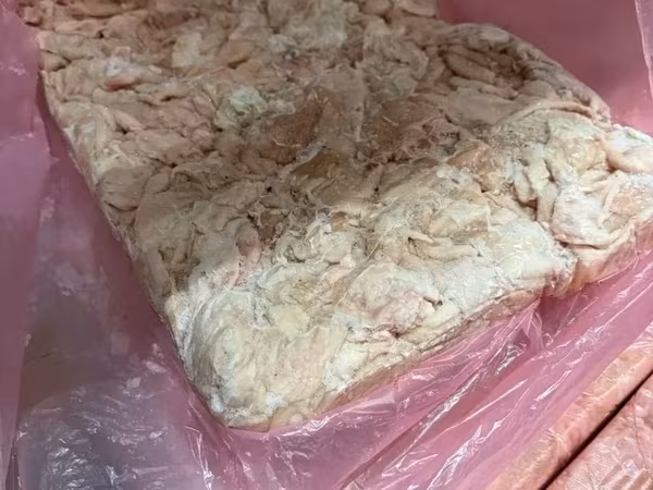 Блоки из кожи цыплят бройлеров